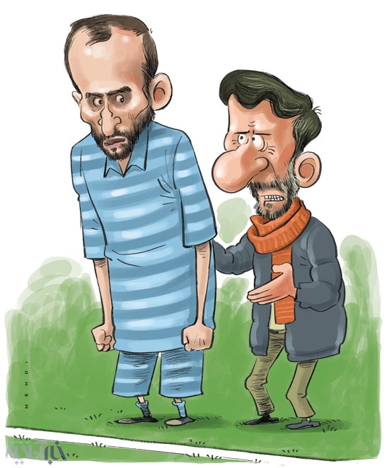 تعویض طلایی احمدی نژاد! +کاریکاتور